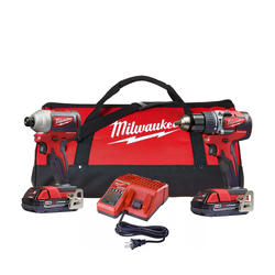 Combo Taladro Percutor y Atornillador de Impacto Brushless Milwaukee 2900-259AX